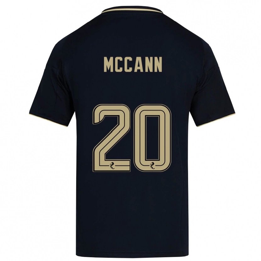 Danxen Børn Annalisa Mccann #20 Marineblå Guld Udebane Spillertrøjer 2025/26 Trøje T-Shirt