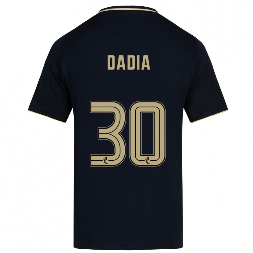 Danxen Børn Or Dadia #30 Marineblå Guld Udebane Spillertrøjer 2025/26 Trøje T-Shirt