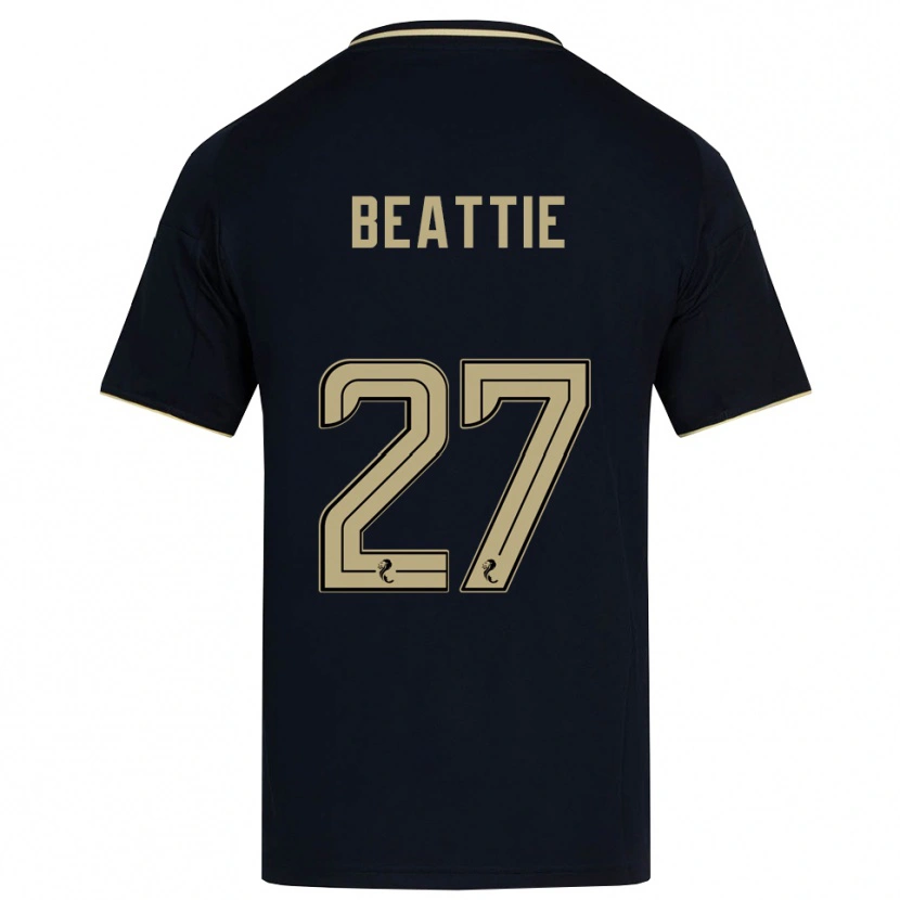 Danxen Børn Kerry Beattie #27 Marineblå Guld Udebane Spillertrøjer 2025/26 Trøje T-Shirt