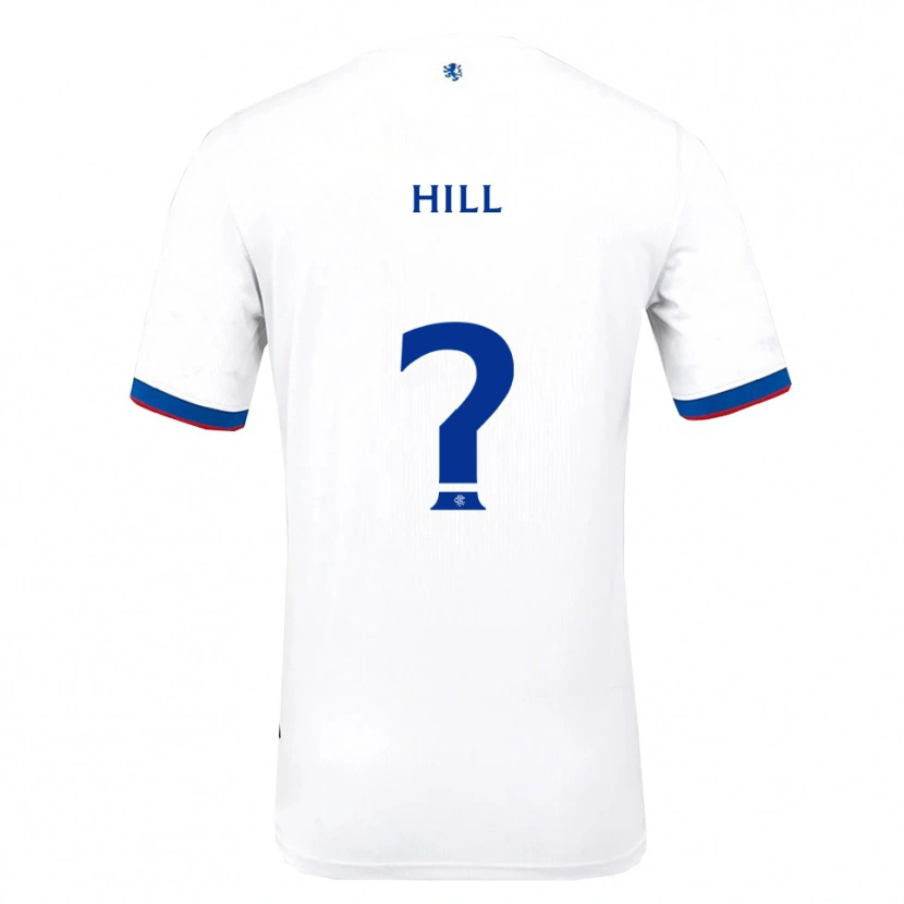 Danxen Børn Katherine Hill #0 Hvid Rød Blå Udebane Spillertrøjer 2025/26 Trøje T-Shirt