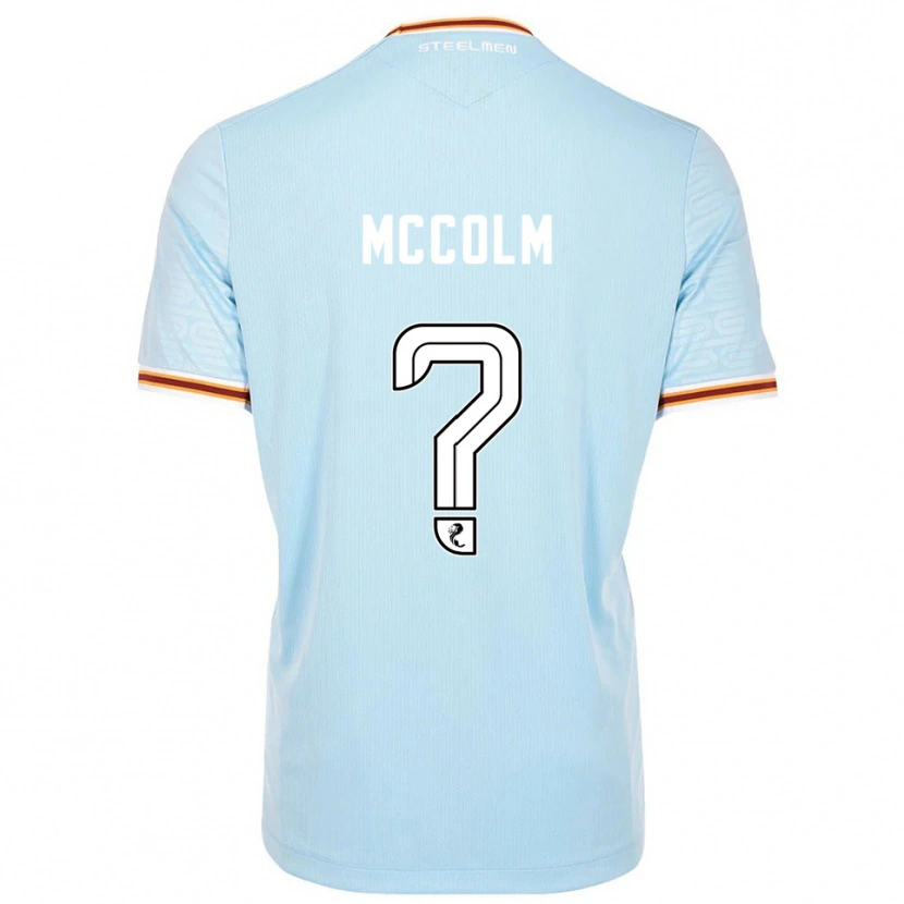 Danxen Børn Rocco Mccolm #0 Lyseblå Udebane Spillertrøjer 2025/26 Trøje T-Shirt