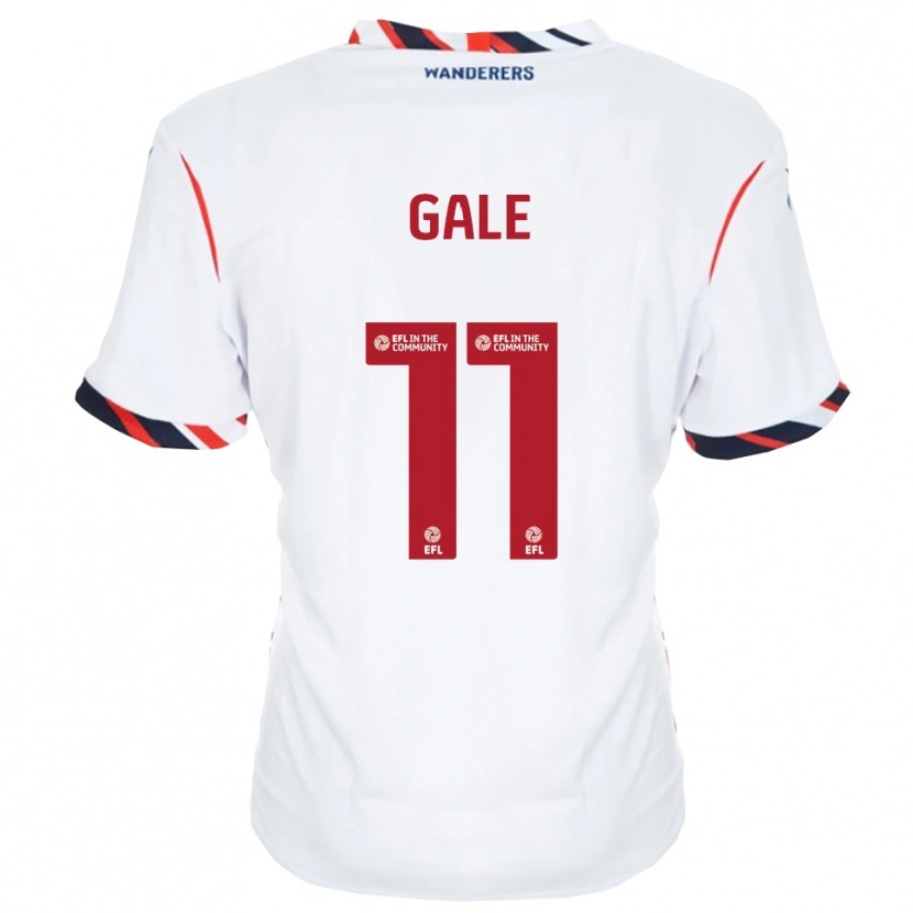 Danxen Mænd Thierry Gale #11 Hvid Rød Hjemmebane Spillertrøjer 2025/26 Trøje T-Shirt
