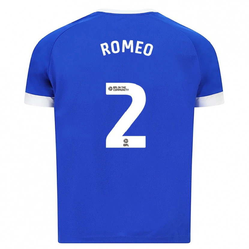 Danxen Mænd Mahlon Romeo #2 Blå Hvid Hjemmebane Spillertrøjer 2025/26 Trøje T-Shirt