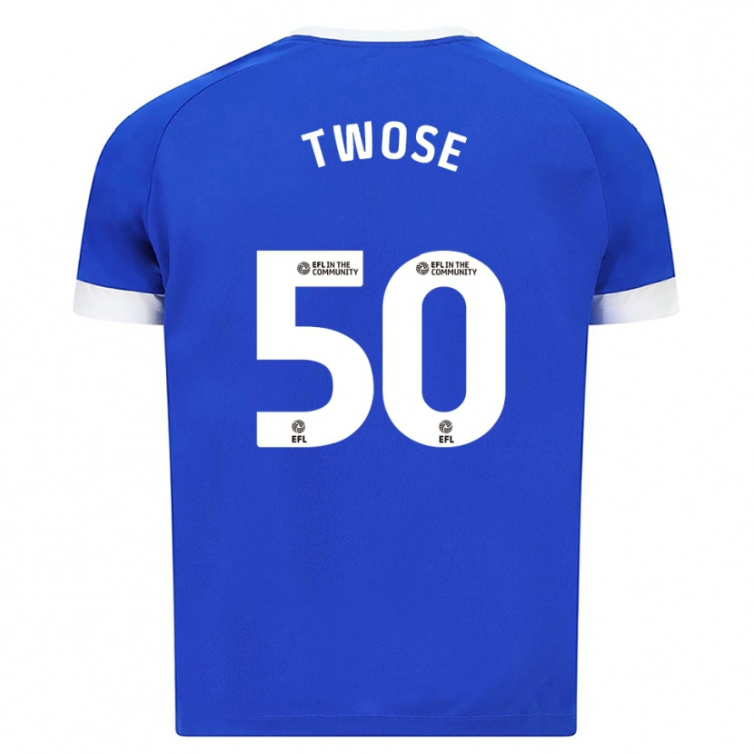 Danxen Mænd Cody Twose #50 Blå Hvid Hjemmebane Spillertrøjer 2025/26 Trøje T-Shirt