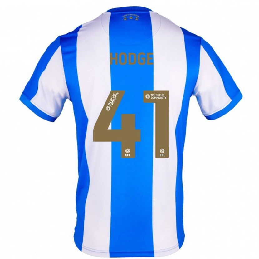 Danxen Mænd Joe Hodge #41 Blå Hvid Hjemmebane Spillertrøjer 2025/26 Trøje T-Shirt