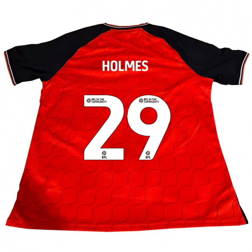 Danxen Mænd Tom Holmes #29 Orange Sort Hvid Hjemmebane Spillertrøjer 2025/26 Trøje T-Shirt
