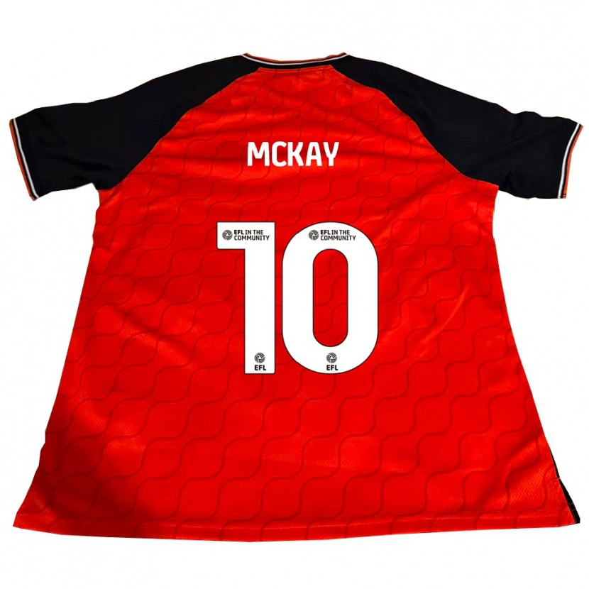 Danxen Mænd Jessica Mckay #10 Orange Sort Hvid Hjemmebane Spillertrøjer 2025/26 Trøje T-Shirt