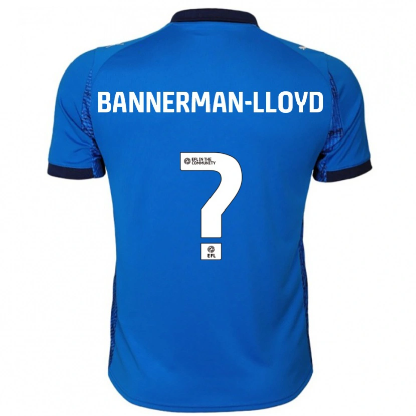 Danxen Mænd Macey Bannerman-Lloyd #0 Blå Hvid Hjemmebane Spillertrøjer 2025/26 Trøje T-Shirt