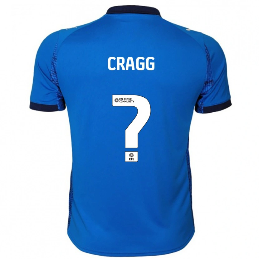 Danxen Mænd Eve Cragg #0 Blå Hvid Hjemmebane Spillertrøjer 2025/26 Trøje T-Shirt