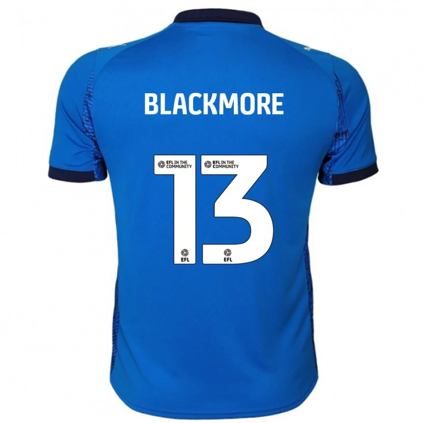 Danxen Mænd Will Blackmore #13 Blå Hvid Hjemmebane Spillertrøjer 2025/26 Trøje T-Shirt