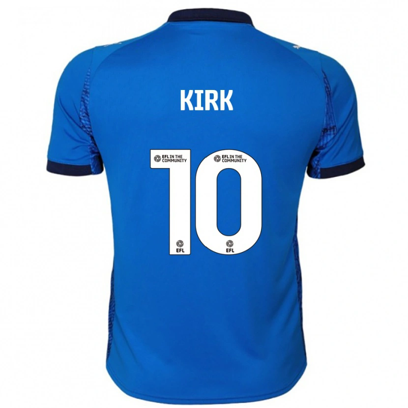 Danxen Mænd Tara Kirk #10 Blå Hvid Hjemmebane Spillertrøjer 2025/26 Trøje T-Shirt
