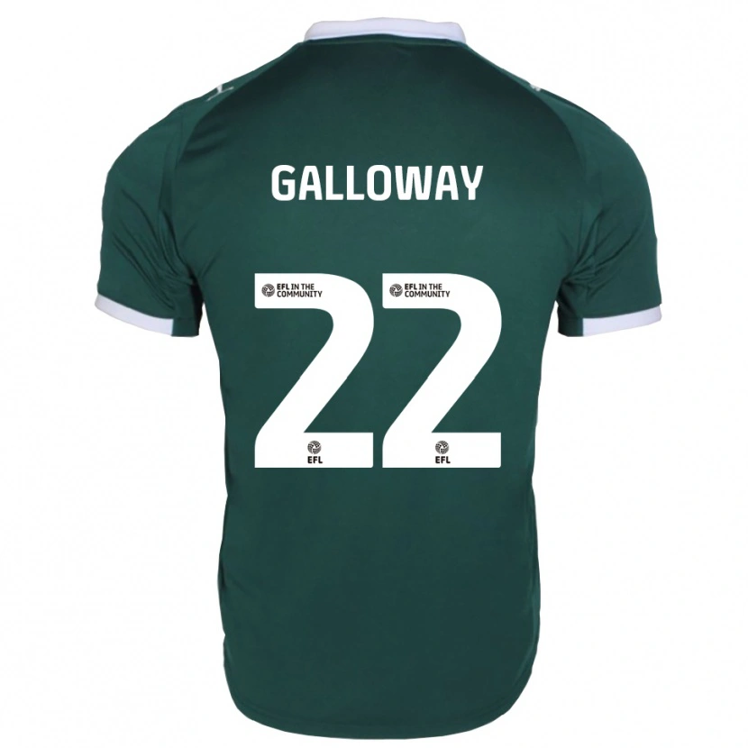 Danxen Mænd Brendan Galloway #22 Grøn Hvid Hjemmebane Spillertrøjer 2025/26 Trøje T-Shirt