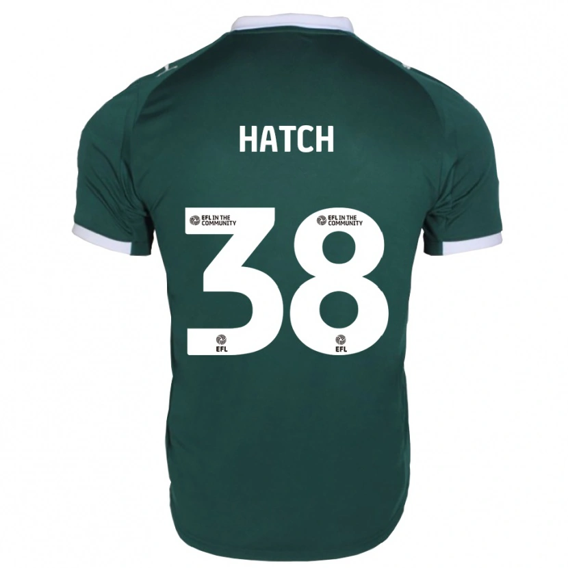 Danxen Mænd Joseph Hatch #38 Grøn Hvid Hjemmebane Spillertrøjer 2025/26 Trøje T-Shirt