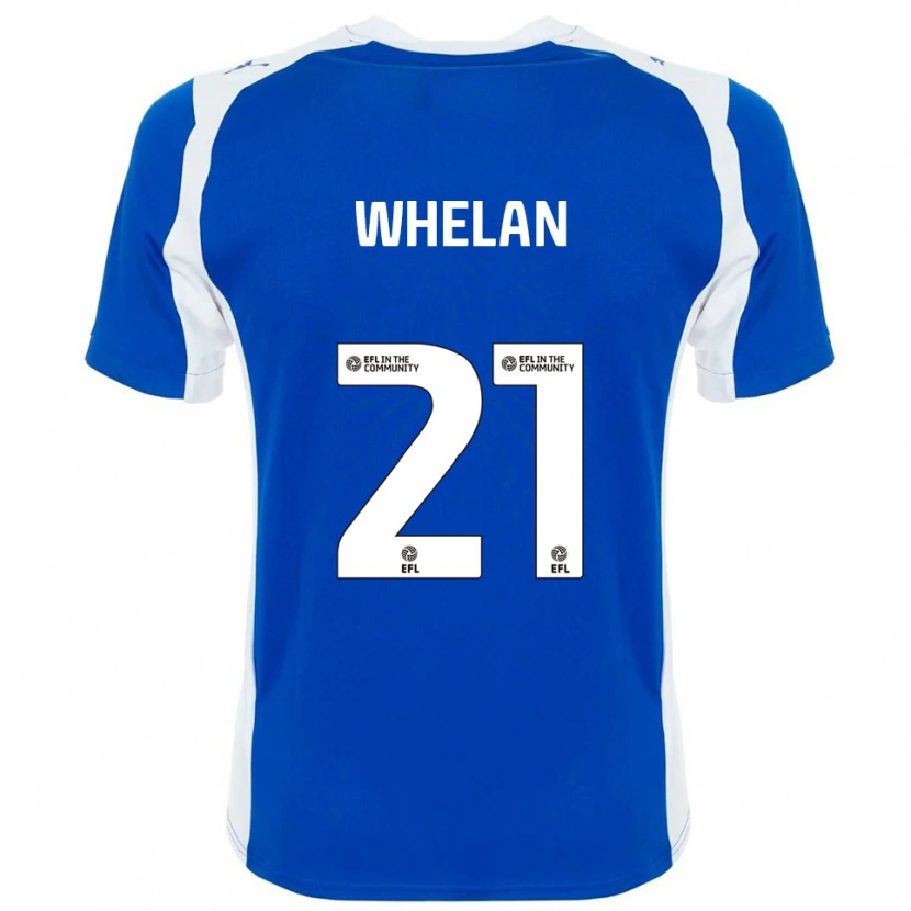 Danxen Mænd Sophie Whelan #21 Blå Hvid Hjemmebane Spillertrøjer 2025/26 Trøje T-Shirt