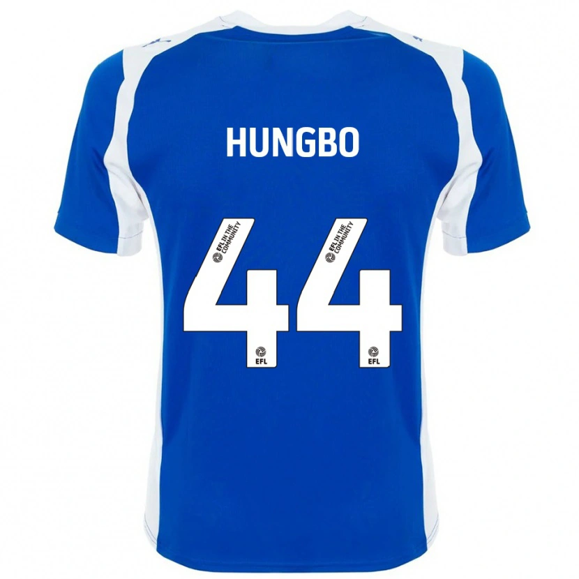 Danxen Mænd Joseph Hungbo #44 Blå Hvid Hjemmebane Spillertrøjer 2025/26 Trøje T-Shirt