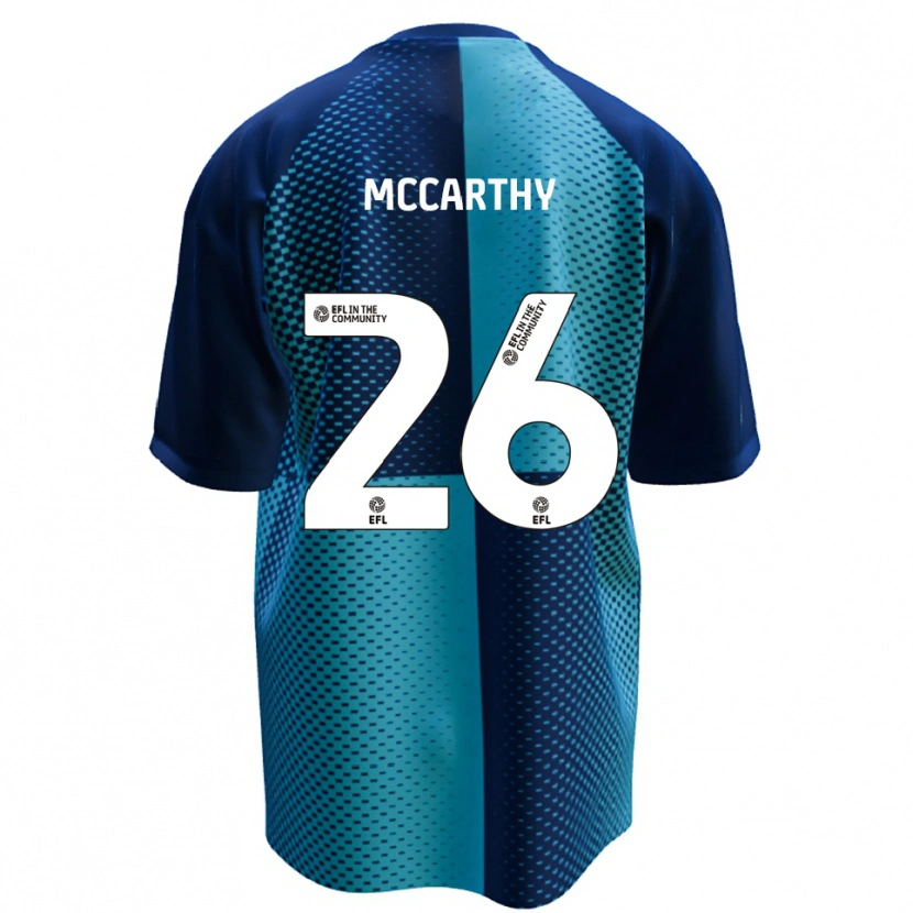 Danxen Mænd Jason Mccarthy #26 Blå Lyseblå Hjemmebane Spillertrøjer 2025/26 Trøje T-Shirt