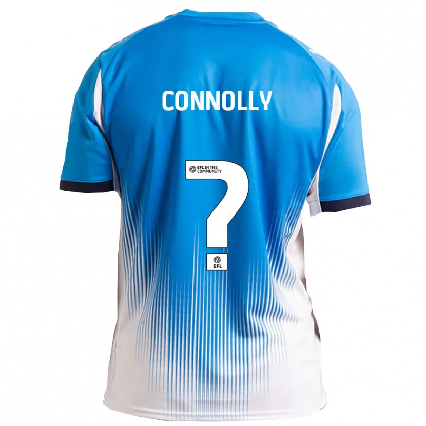 Danxen Mænd Denika Connolly #0 Blå Hvid Hjemmebane Spillertrøjer 2025/26 Trøje T-Shirt