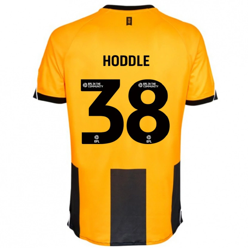 Danxen Mænd George Hoddle #38 Orange Sort Hjemmebane Spillertrøjer 2025/26 Trøje T-Shirt