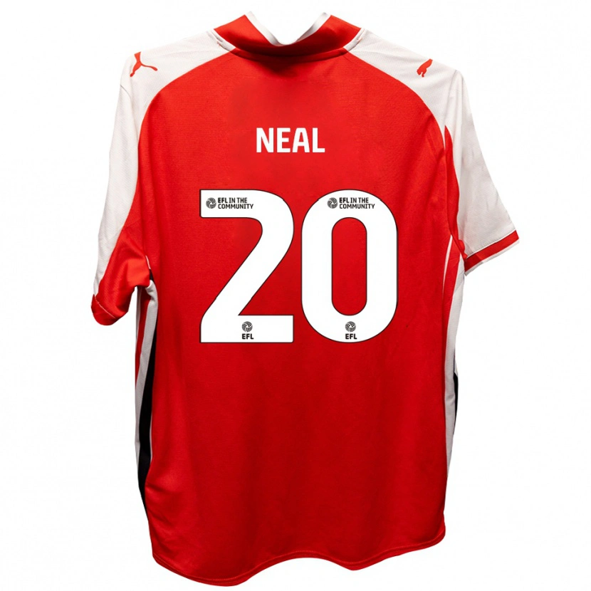 Danxen Mænd Harrison Neal #20 Rød Hvid Hjemmebane Spillertrøjer 2025/26 Trøje T-Shirt