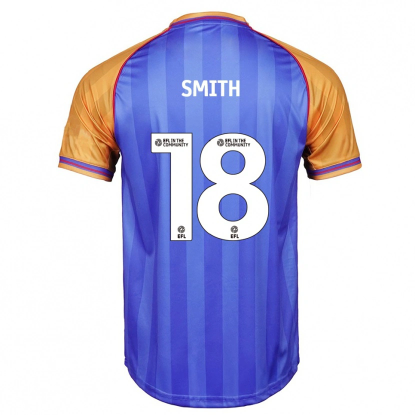 Danxen Mænd Katy Smith #18 Blå Orange Hjemmebane Spillertrøjer 2025/26 Trøje T-Shirt