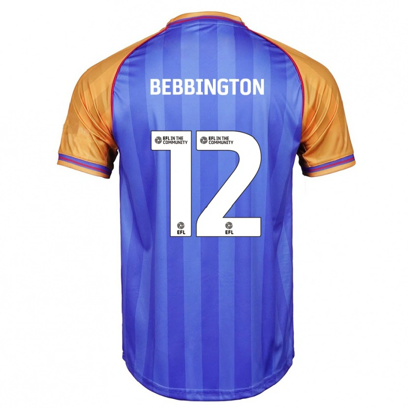 Danxen Mænd Kimberley Bebbington #12 Blå Orange Hjemmebane Spillertrøjer 2025/26 Trøje T-Shirt