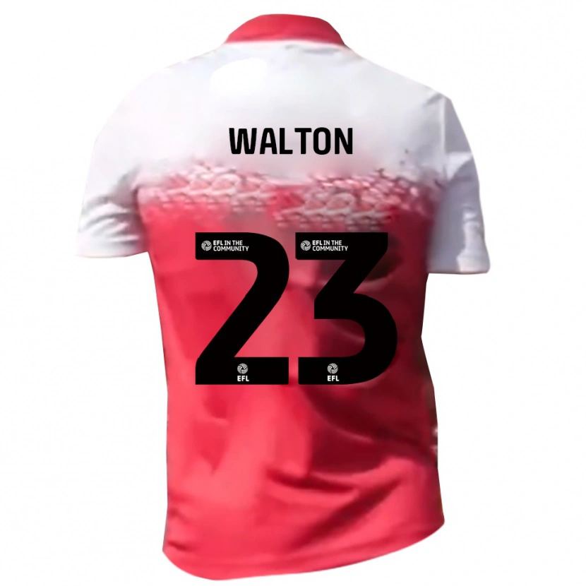 Danxen Mænd Tyler Walton #23 Rød Hvid Hjemmebane Spillertrøjer 2025/26 Trøje T-Shirt