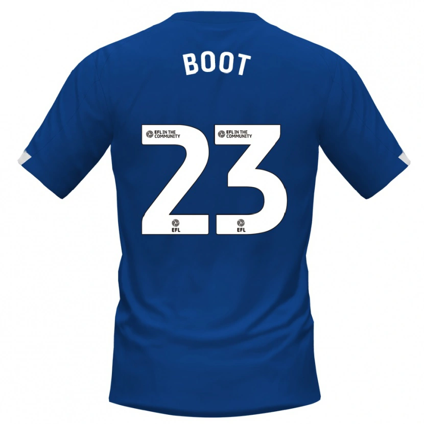 Danxen Mænd Ryan Boot #23 Blå Hvid Hjemmebane Spillertrøjer 2025/26 Trøje T-Shirt