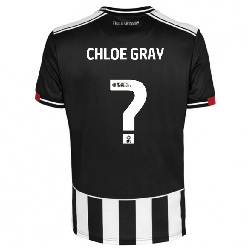 Danxen Mænd Chloe Gray #0 Sort Hvid Rød Hjemmebane Spillertrøjer 2025/26 Trøje T-Shirt