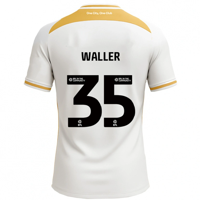 Danxen Mænd Charlie Waller #35 Hvid Guld Hjemmebane Spillertrøjer 2025/26 Trøje T-Shirt
