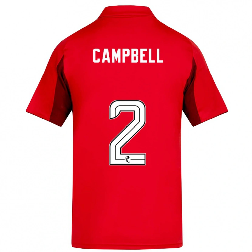 Danxen Mænd Loren Campbell #2 Rød Burgunder Hjemmebane Spillertrøjer 2025/26 Trøje T-Shirt