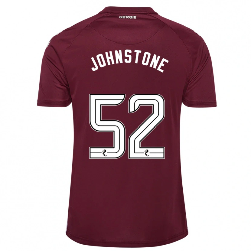 Danxen Mænd Rachael Johnstone #52 Burgunder Hvid Hjemmebane Spillertrøjer 2025/26 Trøje T-Shirt