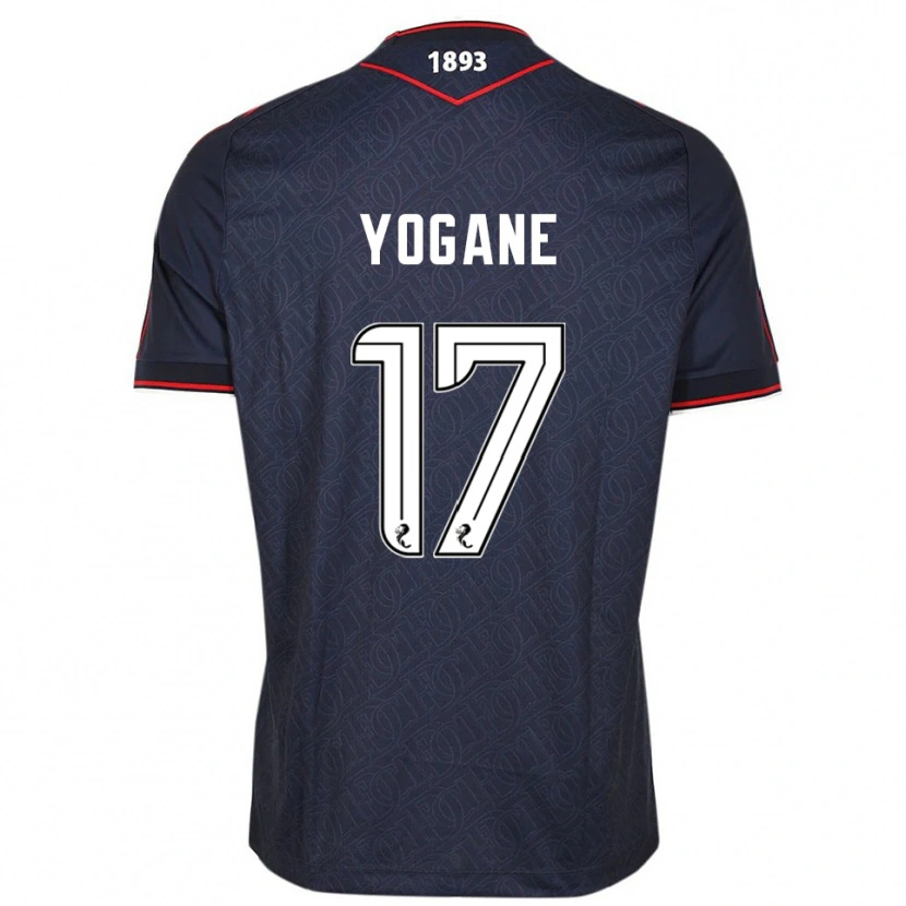 Danxen Mænd Tony Yogane #17 Marineblå Hvid Hjemmebane Spillertrøjer 2025/26 Trøje T-Shirt