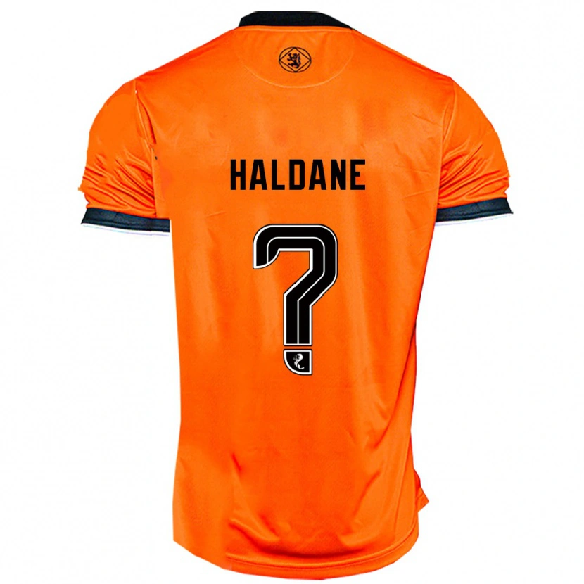 Danxen Mænd Lewis Haldane #0 Orange Sort Hjemmebane Spillertrøjer 2025/26 Trøje T-Shirt