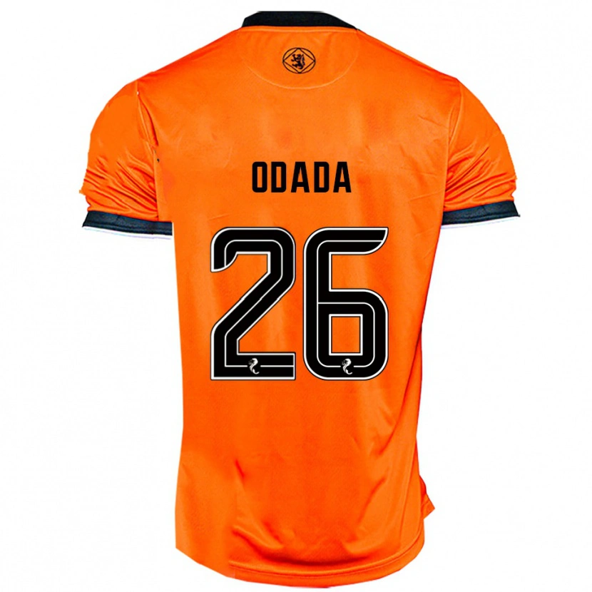 Danxen Mænd Richard Odada #26 Orange Sort Hjemmebane Spillertrøjer 2025/26 Trøje T-Shirt