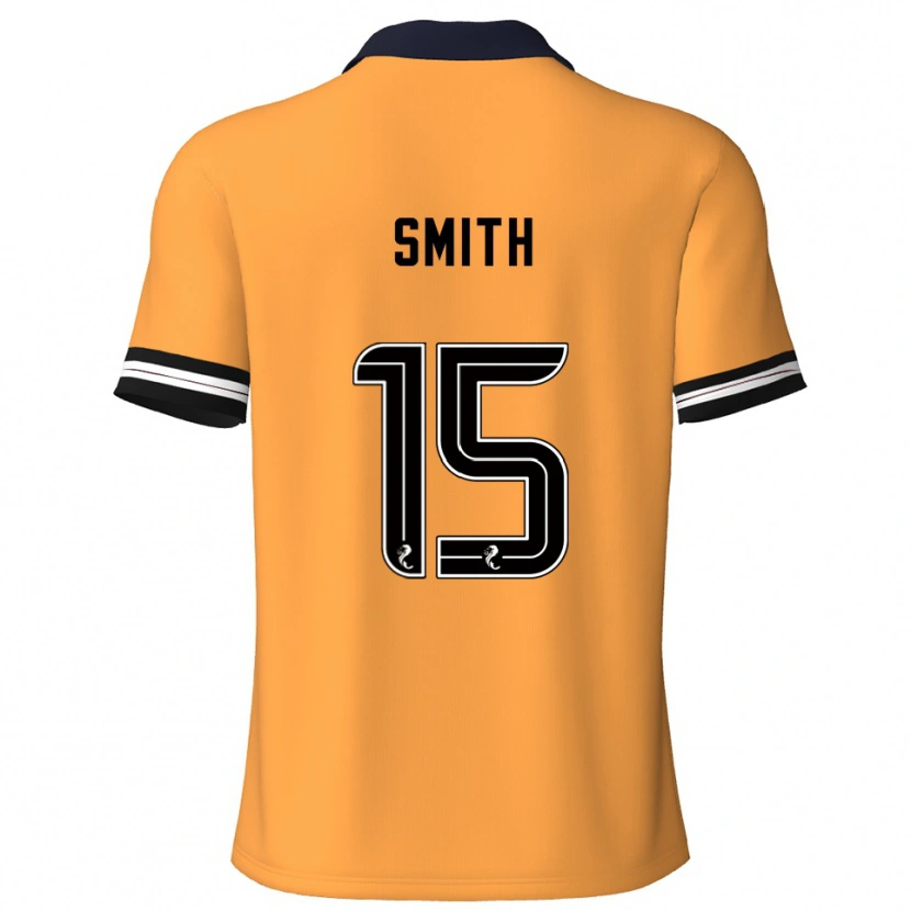 Danxen Mænd Lewis Smith #15 Gul Sort Hjemmebane Spillertrøjer 2025/26 Trøje T-Shirt