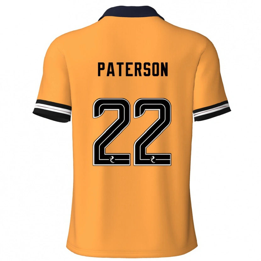 Danxen Mænd Maura Paterson #22 Gul Sort Hjemmebane Spillertrøjer 2025/26 Trøje T-Shirt