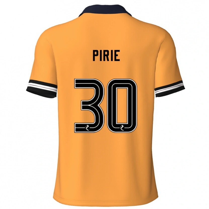 Danxen Mænd Rachel Pirie #30 Gul Sort Hjemmebane Spillertrøjer 2025/26 Trøje T-Shirt