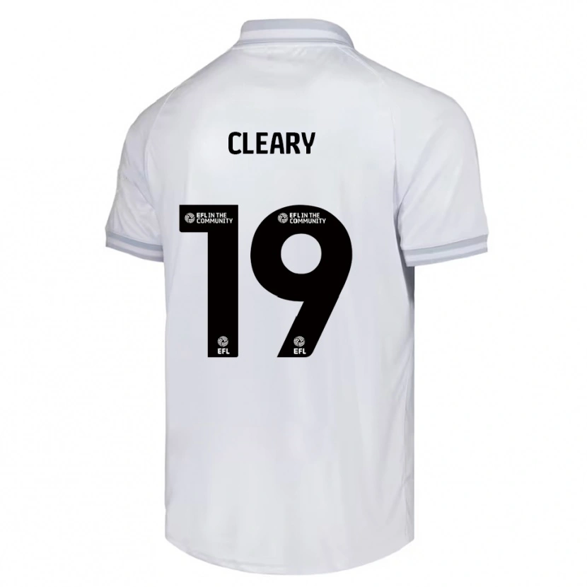 Danxen Mænd Reyes Cleary #19 Hvid Grå Sort Udebane Spillertrøjer 2025/26 Trøje T-Shirt