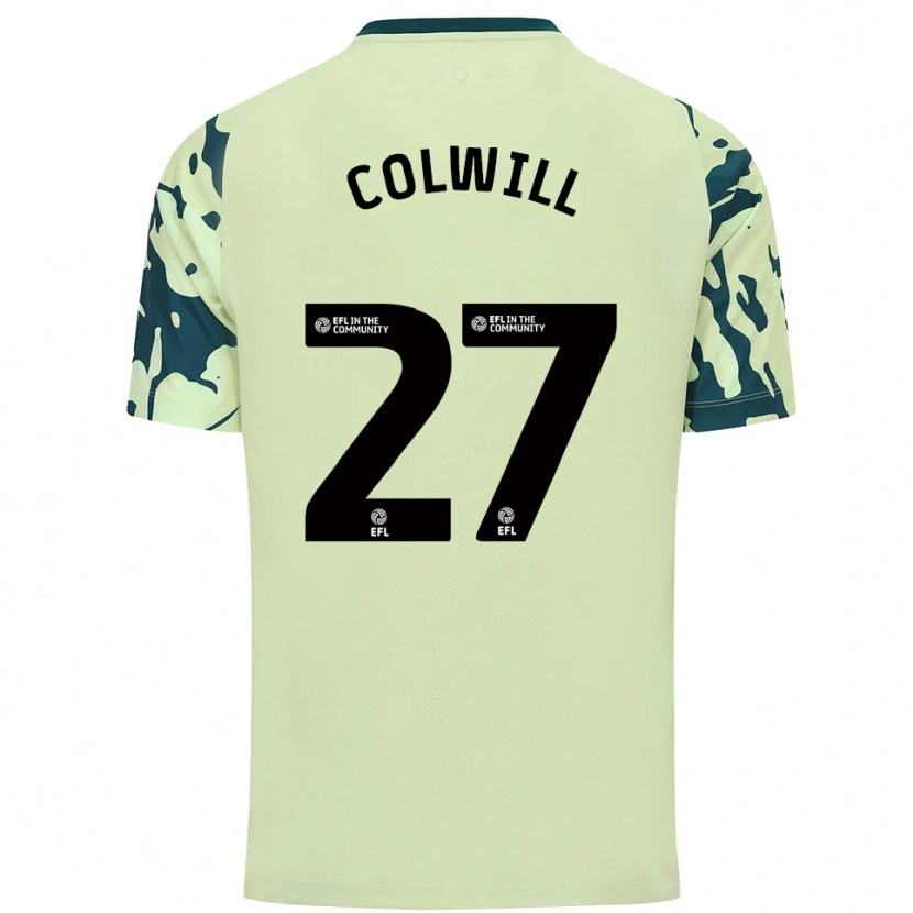 Danxen Mænd Joel Colwill #27 Mørkegrøn Udebane Spillertrøjer 2025/26 Trøje T-Shirt