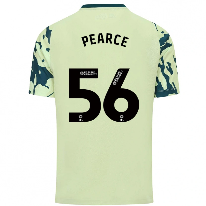 Danxen Mænd Luke Pearce #56 Mørkegrøn Udebane Spillertrøjer 2025/26 Trøje T-Shirt