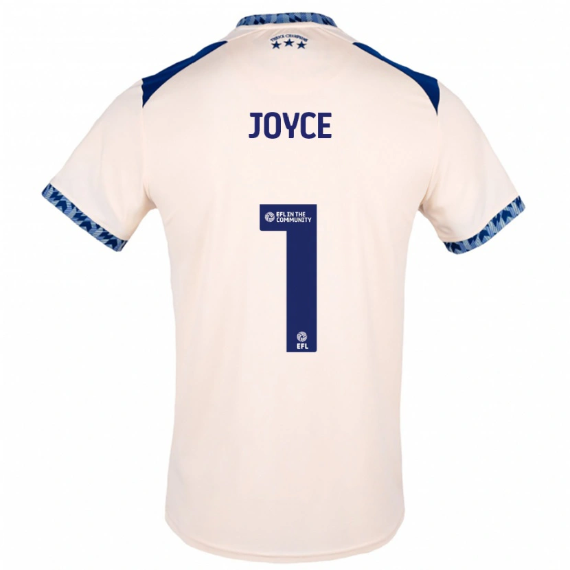 Danxen Mænd Lauren Joyce #1 Offwhite Marineblå Udebane Spillertrøjer 2025/26 Trøje T-Shirt