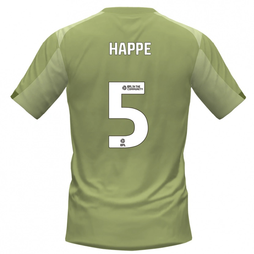 Danxen Mænd Dan Happe #5 Salvie Champagne Udebane Spillertrøjer 2025/26 Trøje T-Shirt