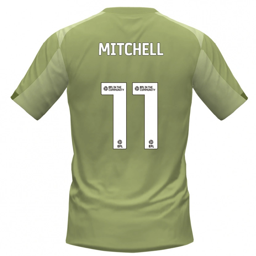 Danxen Mænd Demetri Mitchell #11 Salvie Champagne Udebane Spillertrøjer 2025/26 Trøje T-Shirt