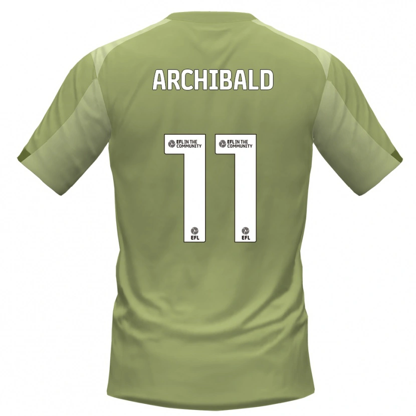 Danxen Mænd Theo Archibald #11 Salvie Champagne Udebane Spillertrøjer 2025/26 Trøje T-Shirt