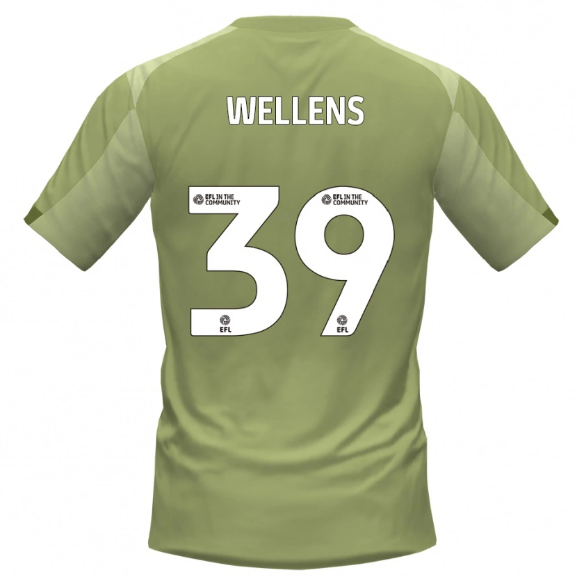Danxen Mænd Alfie Wellens #39 Salvie Champagne Udebane Spillertrøjer 2025/26 Trøje T-Shirt