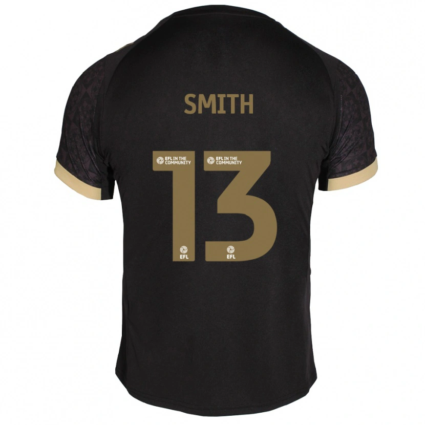 Danxen Mænd Grace Smith #13 Sort Guld Udebane Spillertrøjer 2025/26 Trøje T-Shirt