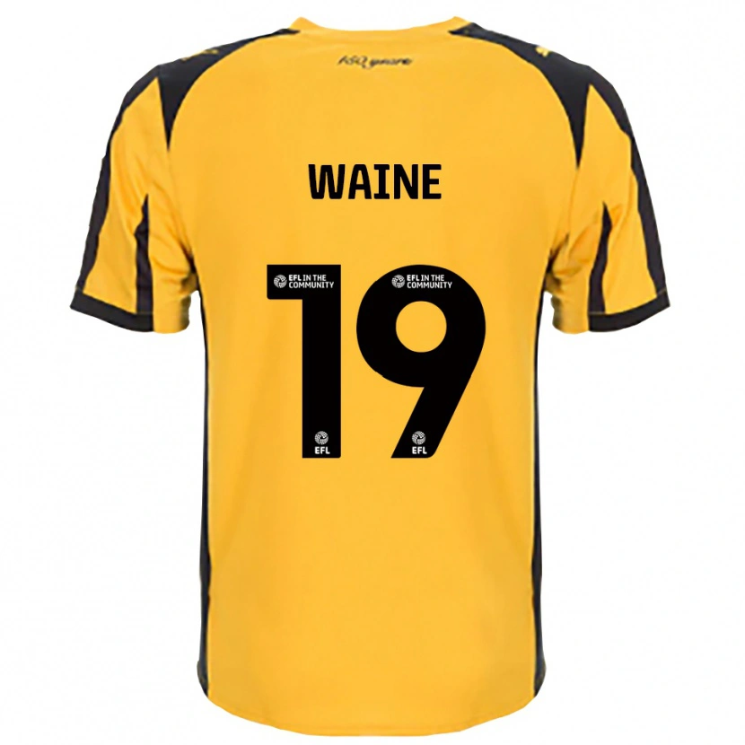 Danxen Mænd Ben Waine #19 Orange Sort Udebane Spillertrøjer 2025/26 Trøje T-Shirt