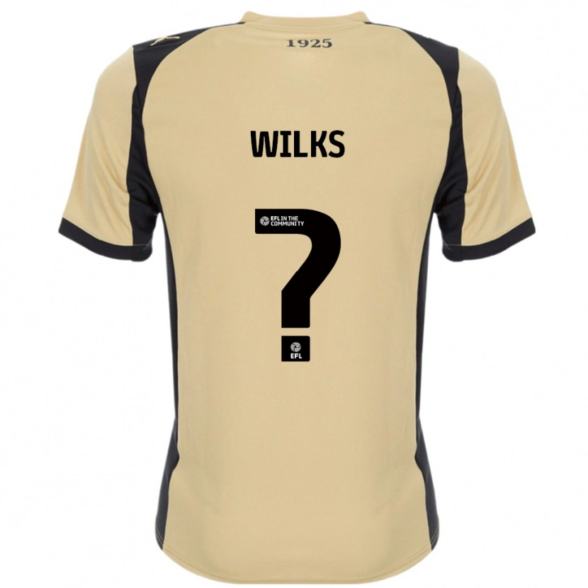 Danxen Mænd Mallik Wilks #0 Guld Sort Udebane Spillertrøjer 2025/26 Trøje T-Shirt