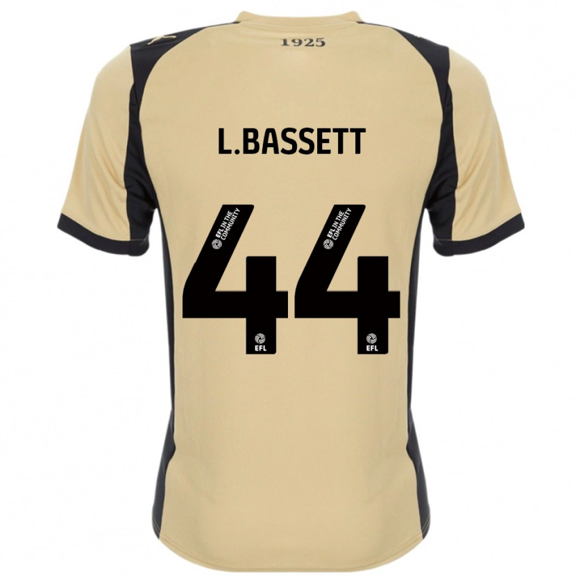 Danxen Mænd Louis Bassett #44 Guld Sort Udebane Spillertrøjer 2025/26 Trøje T-Shirt