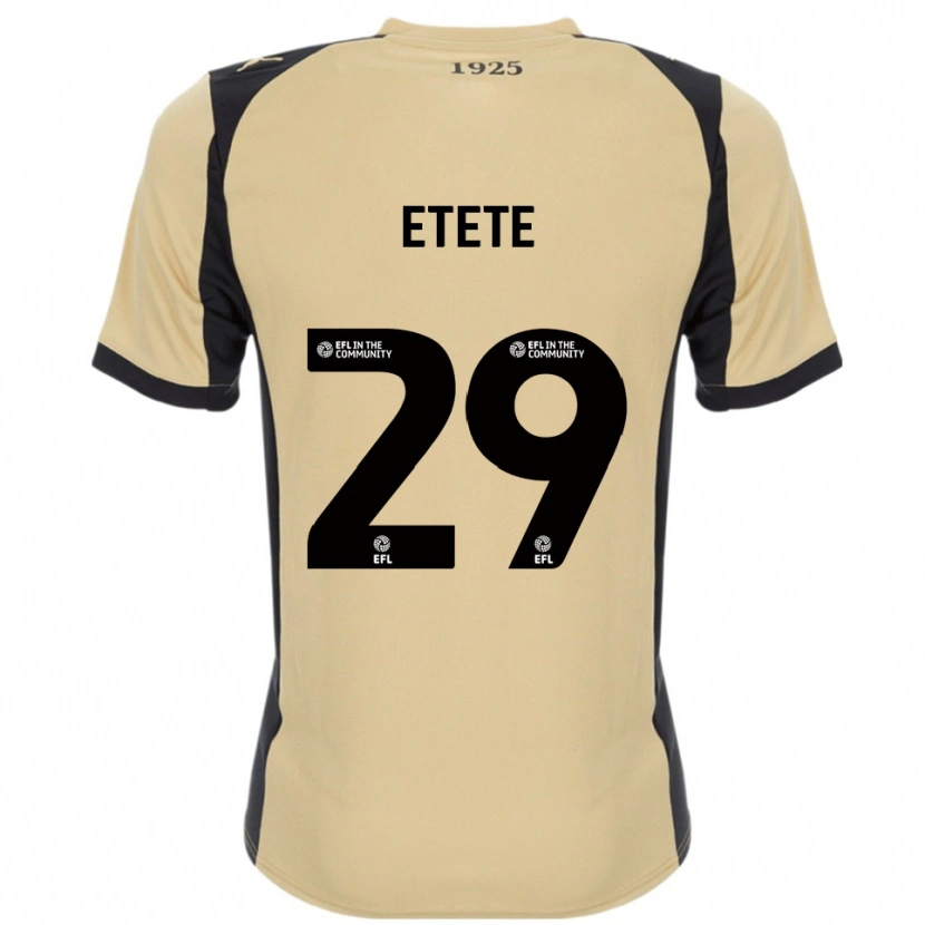 Danxen Mænd Kion Etete #29 Guld Sort Udebane Spillertrøjer 2025/26 Trøje T-Shirt